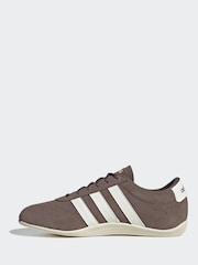 adidas Brown/White Grand Court Lo Trainers - Image 3 of 10