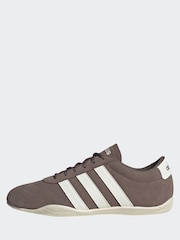 adidas Brown/White Grand Court Lo Trainers - Image 4 of 10