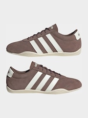 adidas Brown/White Grand Court Lo Trainers - Image 7 of 10