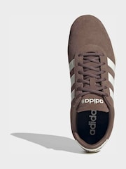 adidas Brown/White Grand Court Lo Trainers - Image 8 of 10