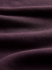 The Set Dark Purple Crew Neck Sweatshirt and Wide Leg Joggers Set - Image 5 of 5