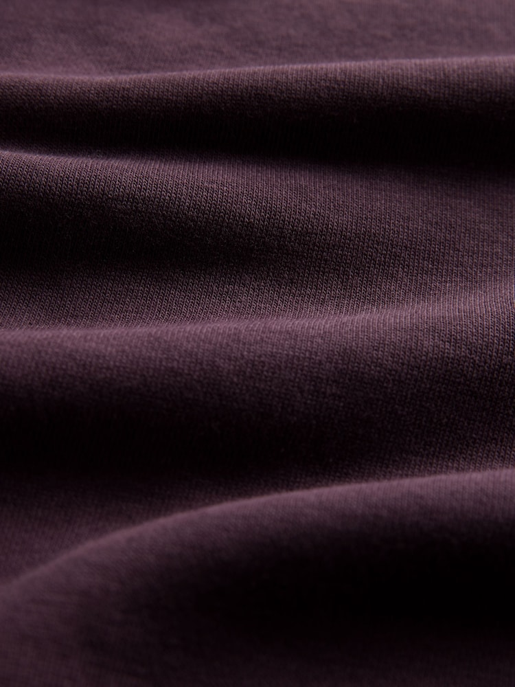 The Set Dark Purple Crew Neck Sweatshirt and Wide Leg Joggers Set - Image 5 of 5 The Set Dark Purple Crew Neck Sweatshirt and Wide Leg Joggers Set - Image 5 of 5