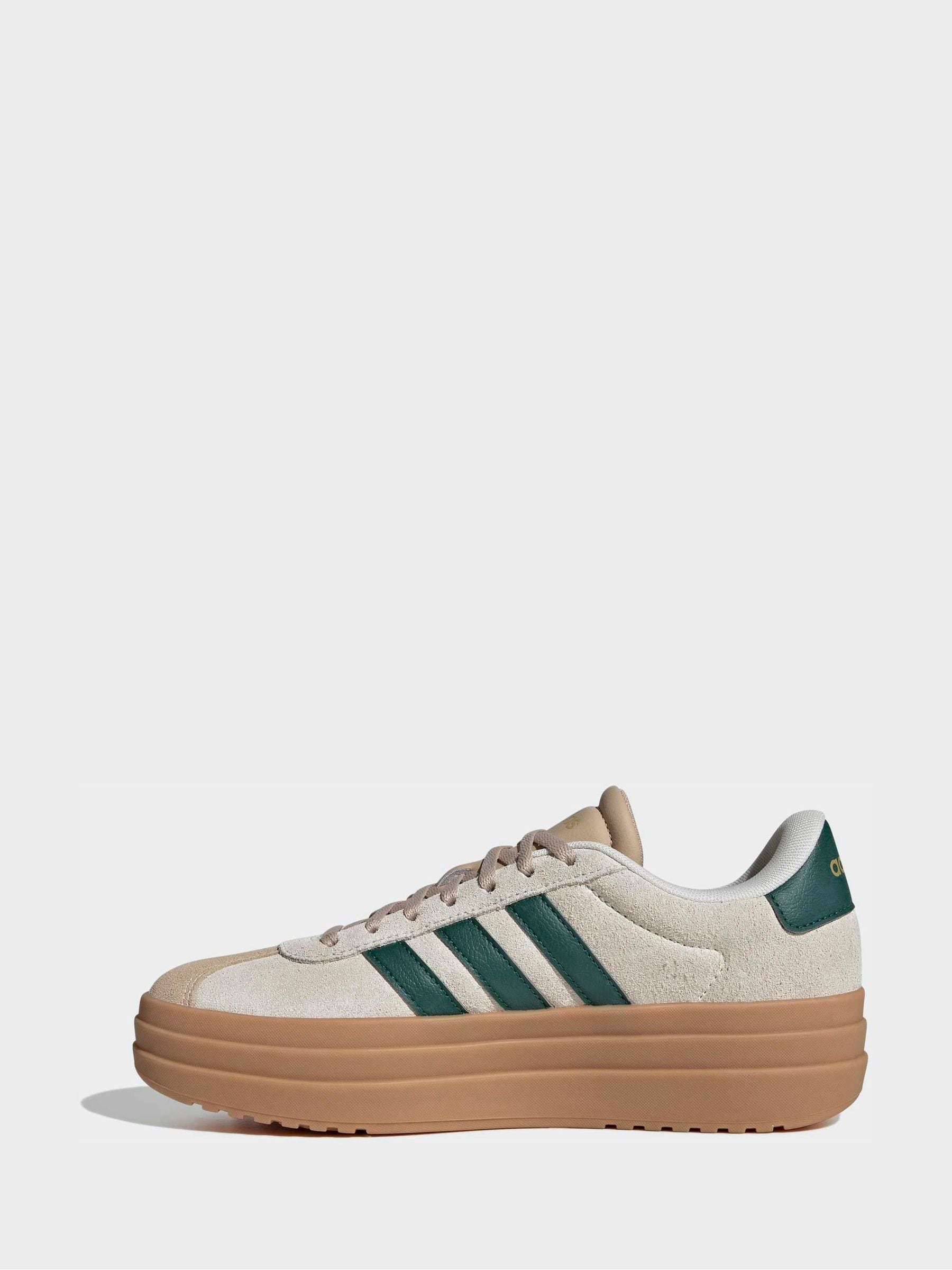 Buy adidas Cream/Green VL Court Bold Trainers from the Next UK