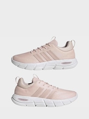adidas Pink Cloudfoam Flex Elastic Laces Trainers - Image 3 of 10