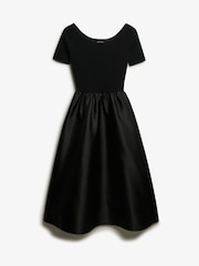 Superdry Black Hybrid Midi Dress - Image 2 of 3