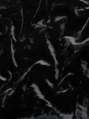 Superdry Black Velvet Corset Strapless Dress - Image 8 of 8