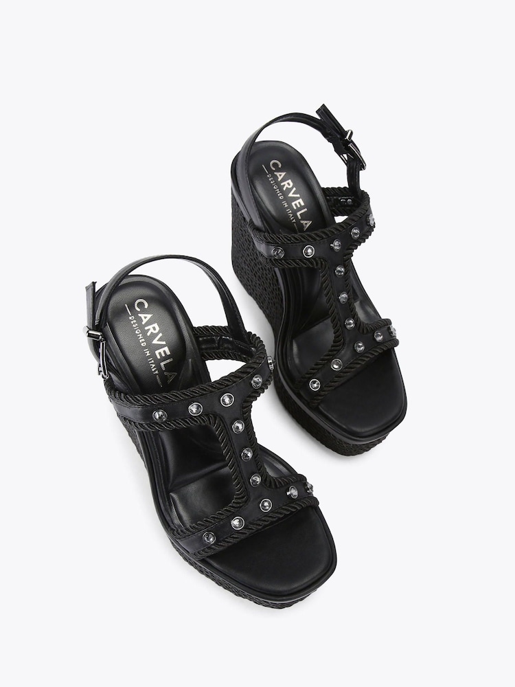 Carvela Sorella Wedge Sandals - Image 2 of 4