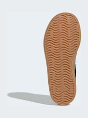 adidas Grey VL Court 3.0 Kids Trainers - Image 5 of 9