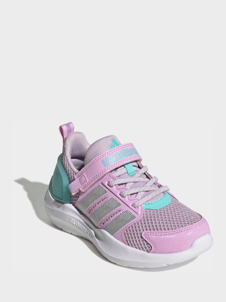 adidas Purple Lightorama Kids Trainers - Image 1 of 9