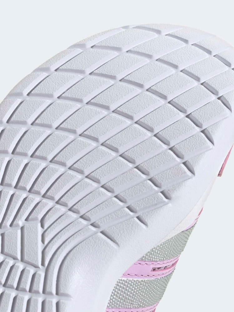 adidas Purple Lightorama Kids Trainers - Image 9 of 9