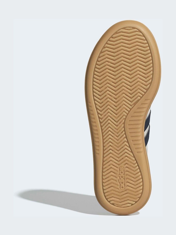 adidas White Barreda Decode Lace Junior Trainers - Image 10 of 10