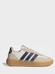 adidas White Barreda Decode Lace Junior Trainers - Image 4 of 10