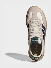 adidas White Barreda Decode Lace Junior Trainers - Image 5 of 10