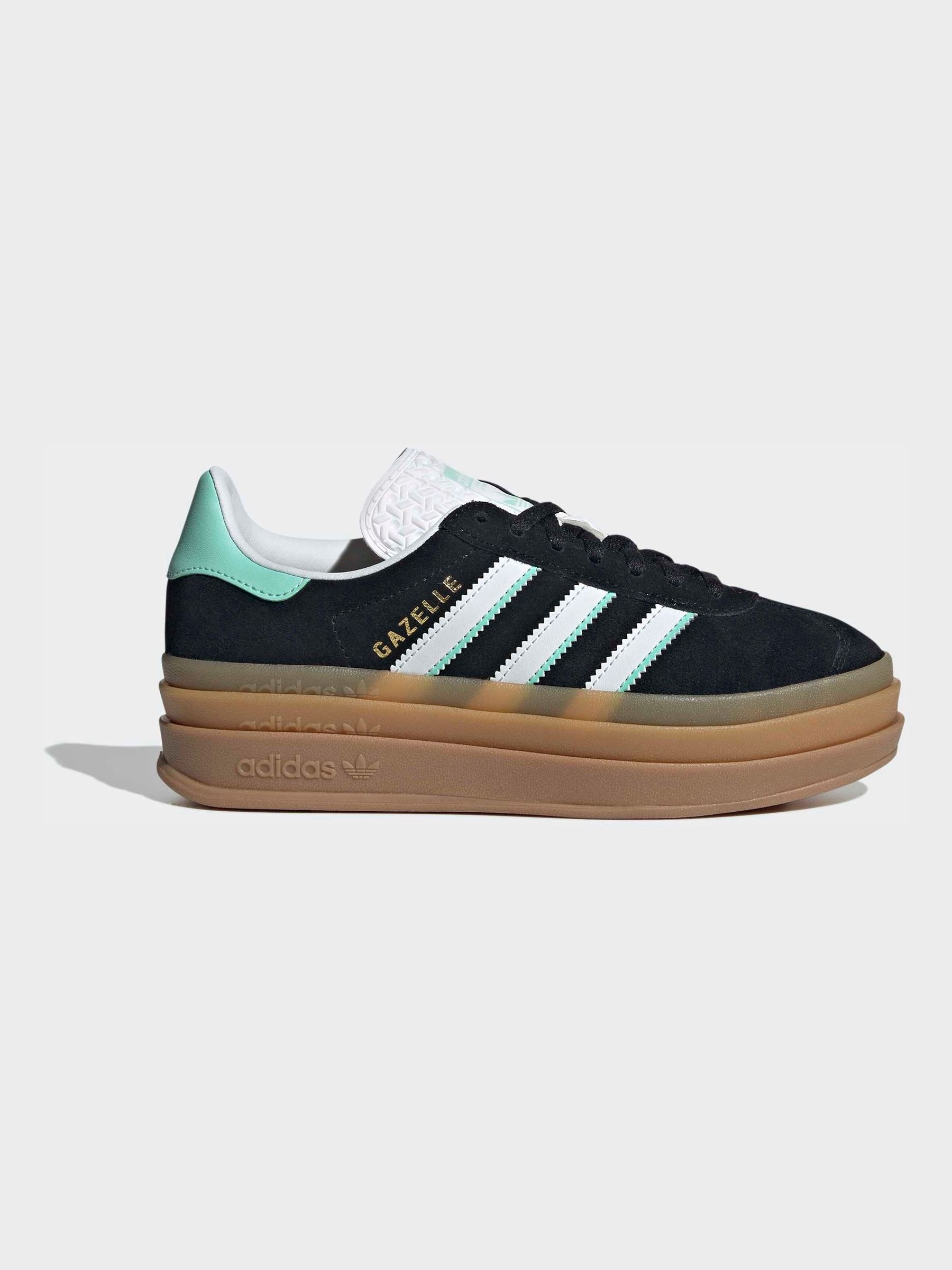 Buy adidas Originals Black Gazelle Bold Junior Trainers from Next