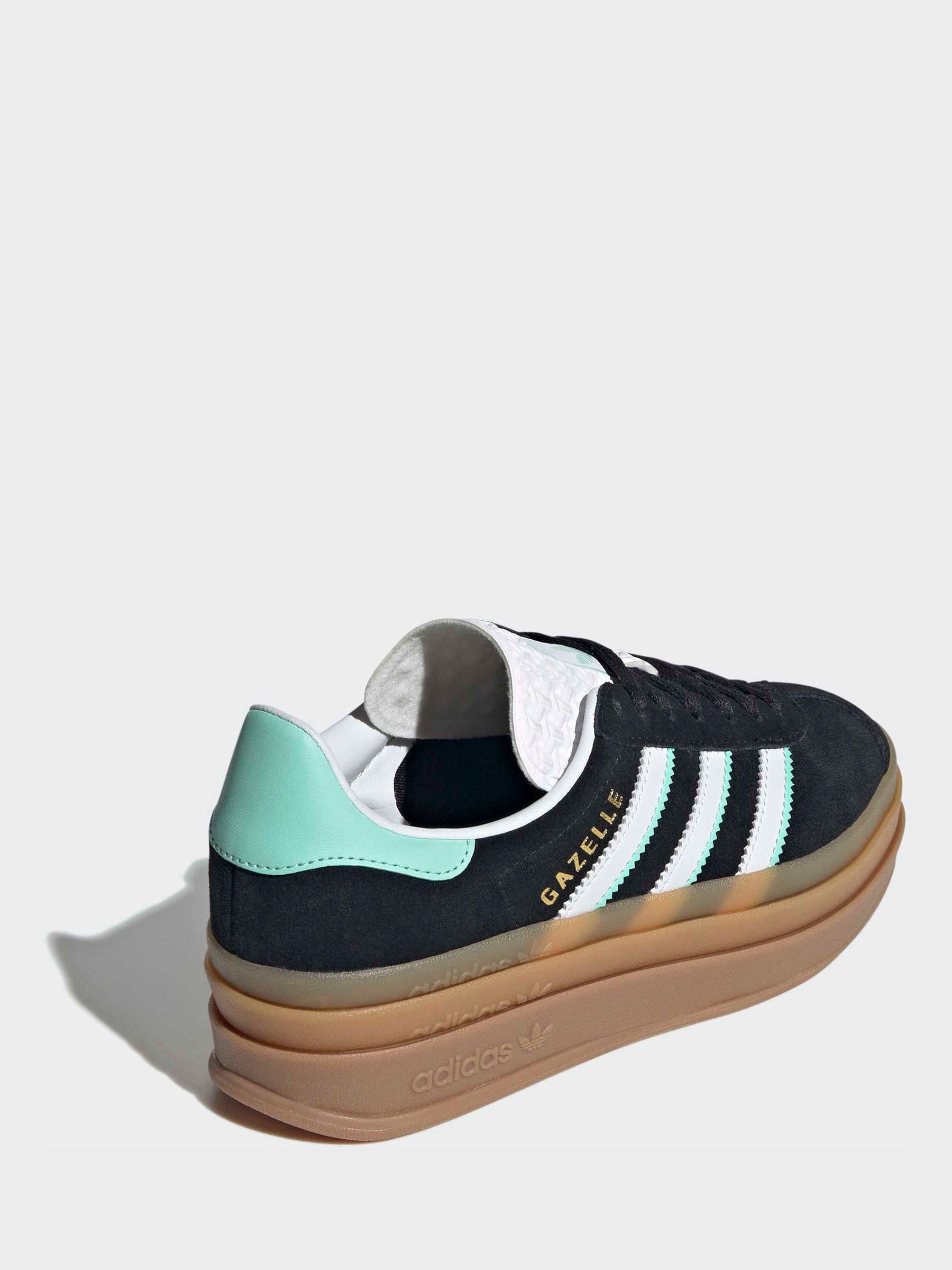 Buy adidas Originals Black Gazelle Bold Junior Trainers from Next