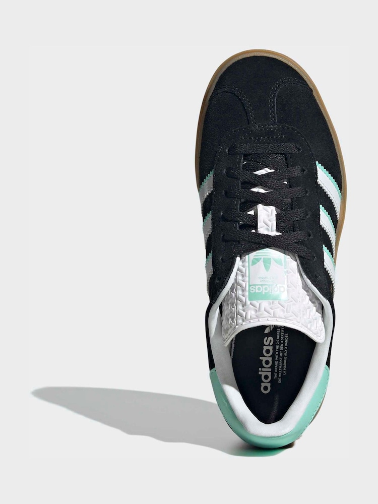 adidas gazelle silver green womens Originals Gazelle Bold Shoes main image 1