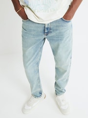 River Island Blue Tapered Fit Jeans - Image 4 of 6