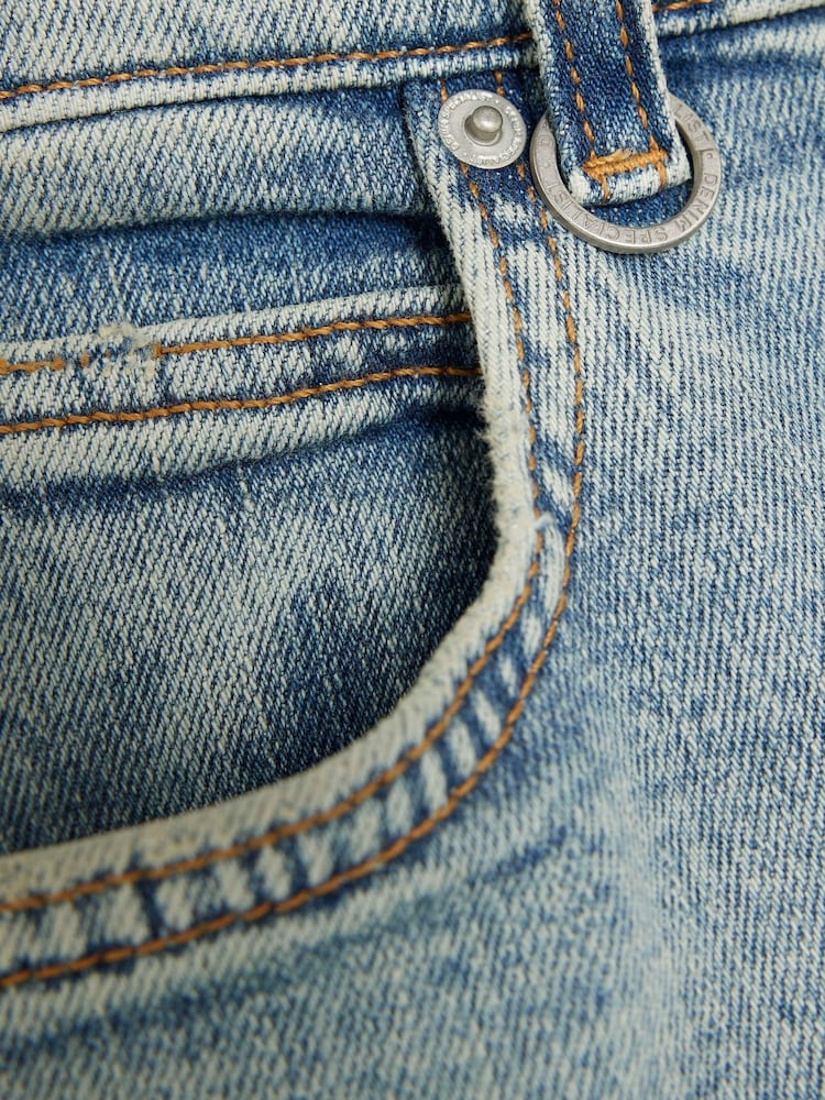 River Island Blue Tapered Fit Jeans - Image 6 of 6