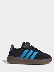 adidas Black Barreda Decode Elastic Lace Kids Trainers - Image 1 of 9