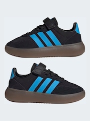 adidas Black Barreda Decode Elastic Lace Kids Trainers - Image 5 of 9