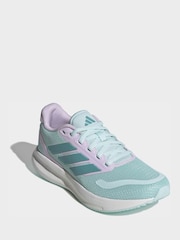 adidas Green Runfalcon 5 Lace Running Junior Trainers - Image 1 of 9