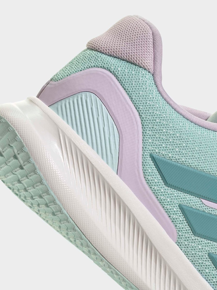 adidas Green Runfalcon 5 Lace Running Junior Trainers - Image 9 of 9