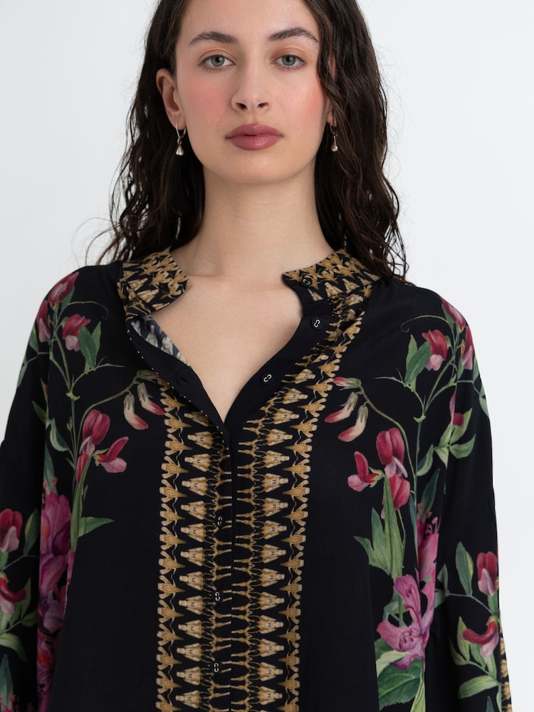 Chemise Raishma Siara boutonnée à imprimé fleuri - Image 3 de 3