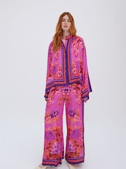 Raishma Pink Alisa Floral Print Shirt - Image 2 of 3
