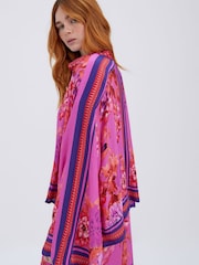 Raishma Pink Alisa Floral Print Shirt - Image 3 of 3