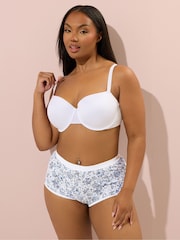 Yours Curve Blue Full Knickers 5 Pack - Image 4 of 10