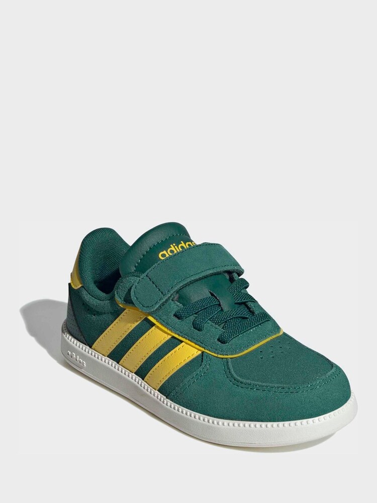 adidas Green Breaknet Sleek Kids Trainers - Image 1 of 10