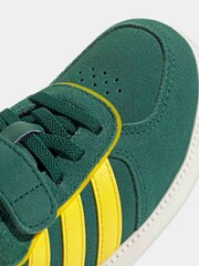 adidas Green Breaknet Sleek Kids Trainers - Image 4 of 10