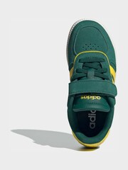 adidas Green Breaknet Sleek Kids Trainers - Image 5 of 10