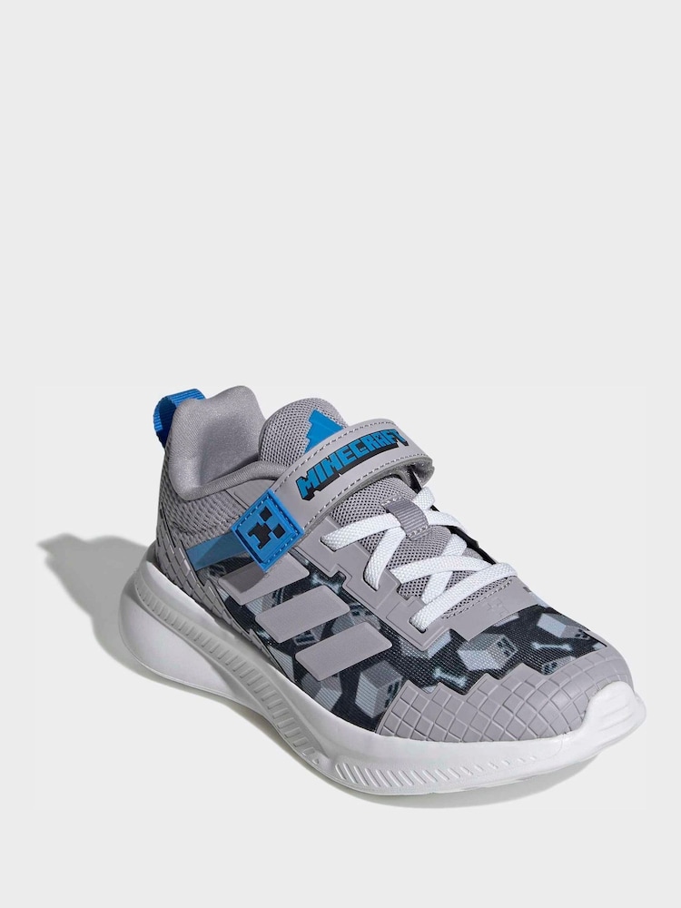 Buy adidas Grey Minecraft Forarun 4.0 Kids Trainers from Next USA