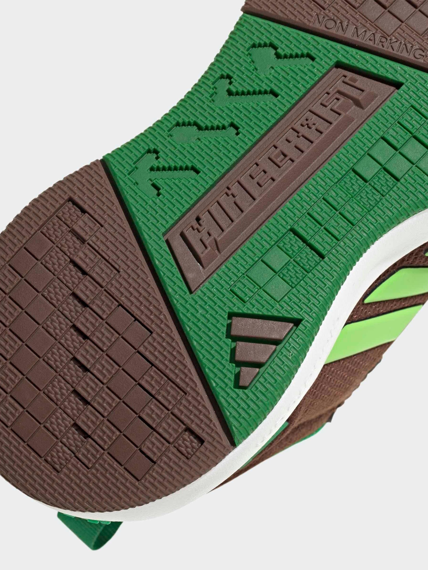 Next：日本 ブラウン - adidas Minecraft Pro 伸びる靴ひも キッズ