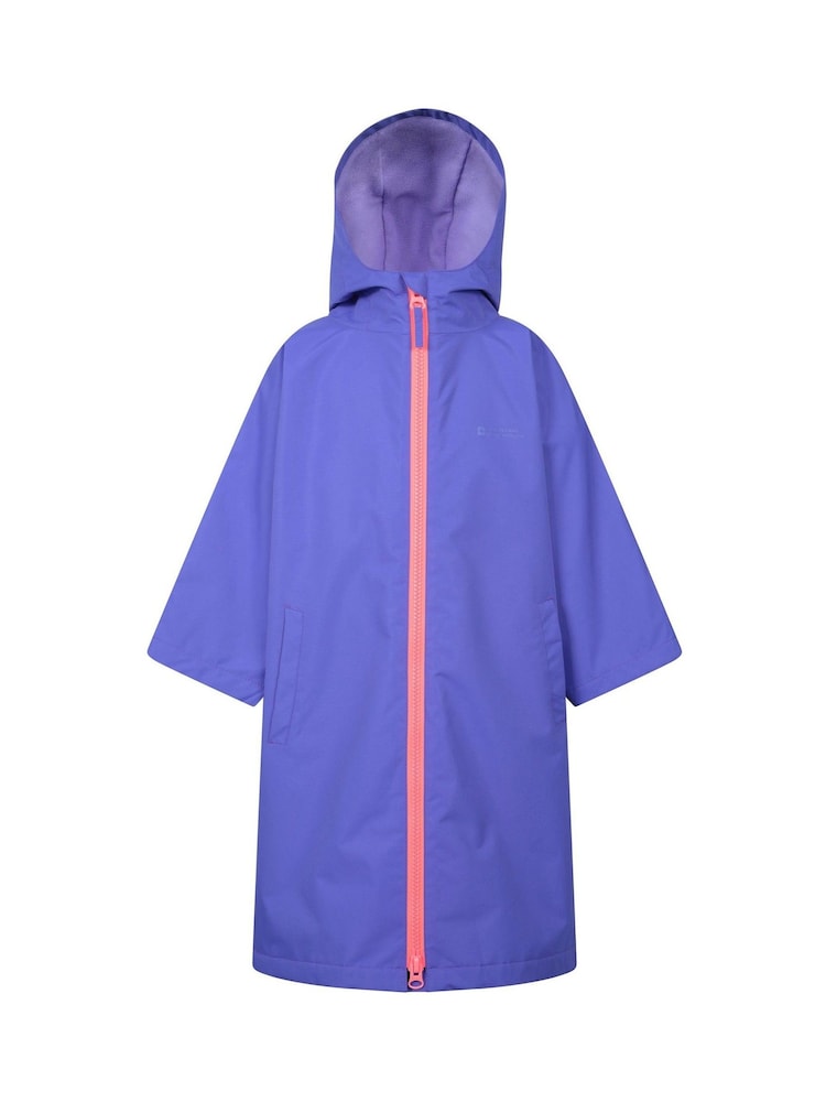 Mountain Warehouse Purple Kids Coastline Water Resistant Changing Coats - Image 1 of 5