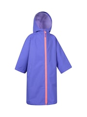 Mountain Warehouse Purple Kids Coastline Water Resistant Changing Coats - Image 2 of 5