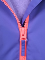 Mountain Warehouse Purple Kids Coastline Water Resistant Changing Coats - Image 5 of 5