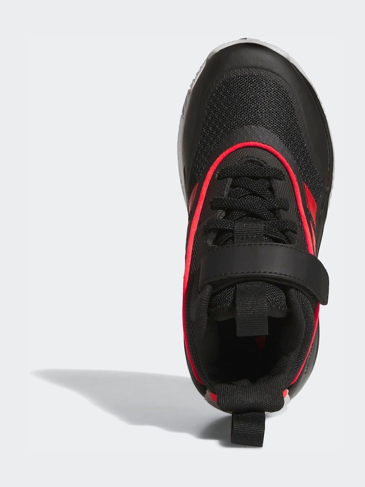 Buy adidas Black/Red Ownthegame 3.0 Kids Trainers from Next USA display picture 2