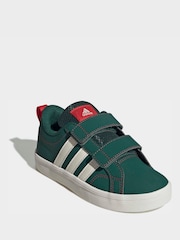 adidas Green VS Pace 2.0 Hook and Loop Kids Trainers - Image 3 of 9