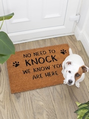 Something Different Brown No Need To Knock Dog Doormat - Image 1 of 1