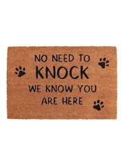 Something Different Brown No Need To Knock Dog Doormat - Image 2 of 2