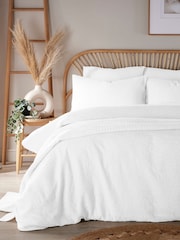 Vantona White Gauze Quilt Cover Set - Image 1 of 4