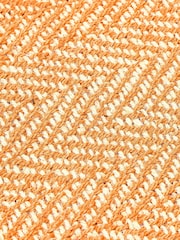 Oliver Bonas Orange Woven Indoor Doormat - Image 3 of 3