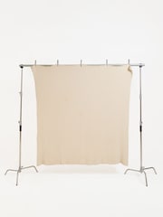 Oliver Bonas Blue Eze Lightweight Cotton Stripe Bedspread - Image 5 of 6
