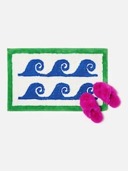 Oliver Bonas Blue Wave Bathmat - Image 1 of 1