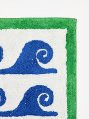 Oliver Bonas Blue Wave Bathmat - Image 2 of 4