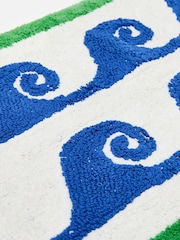Oliver Bonas Blue Wave Bathmat - Image 3 of 4