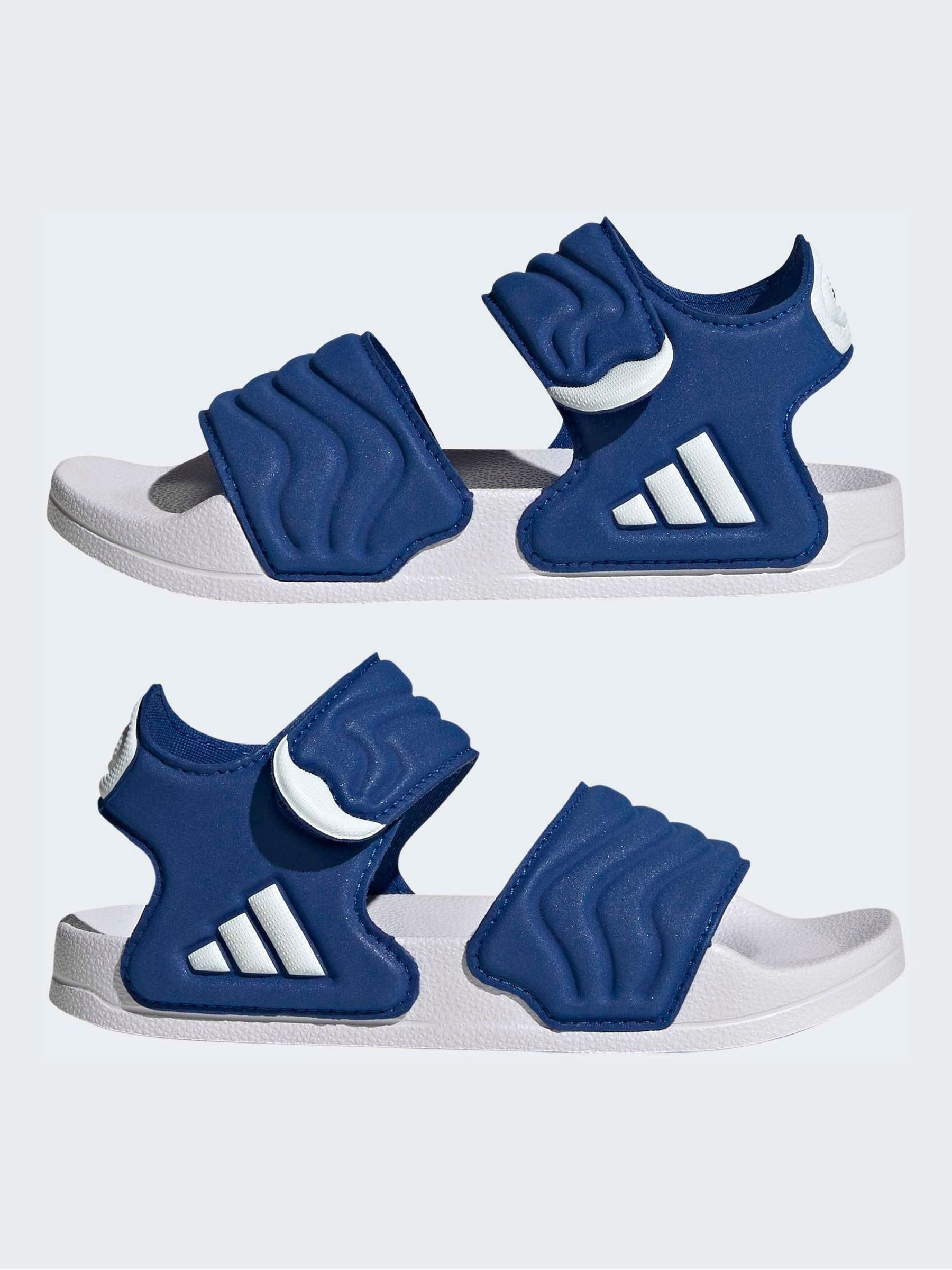 Next：日本 ブルー - adidas adilette 3 キッズ スライドサンダル from