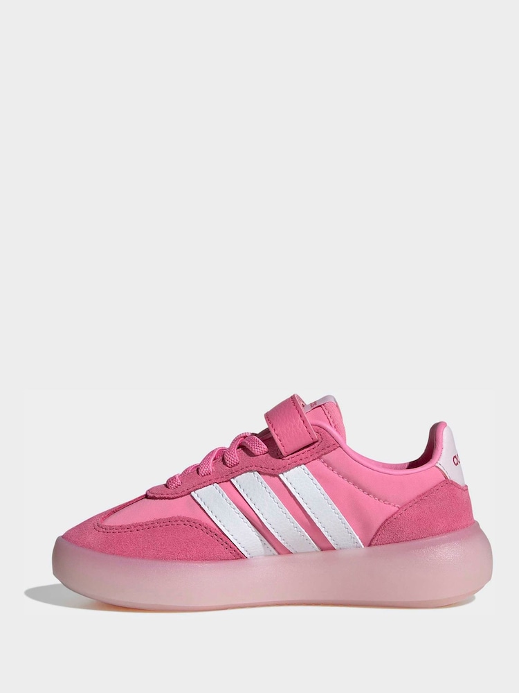 وردي - حذاء رياضي Barreda Decode برباط مرن للأطفال من adidas - صورة 2 من 9